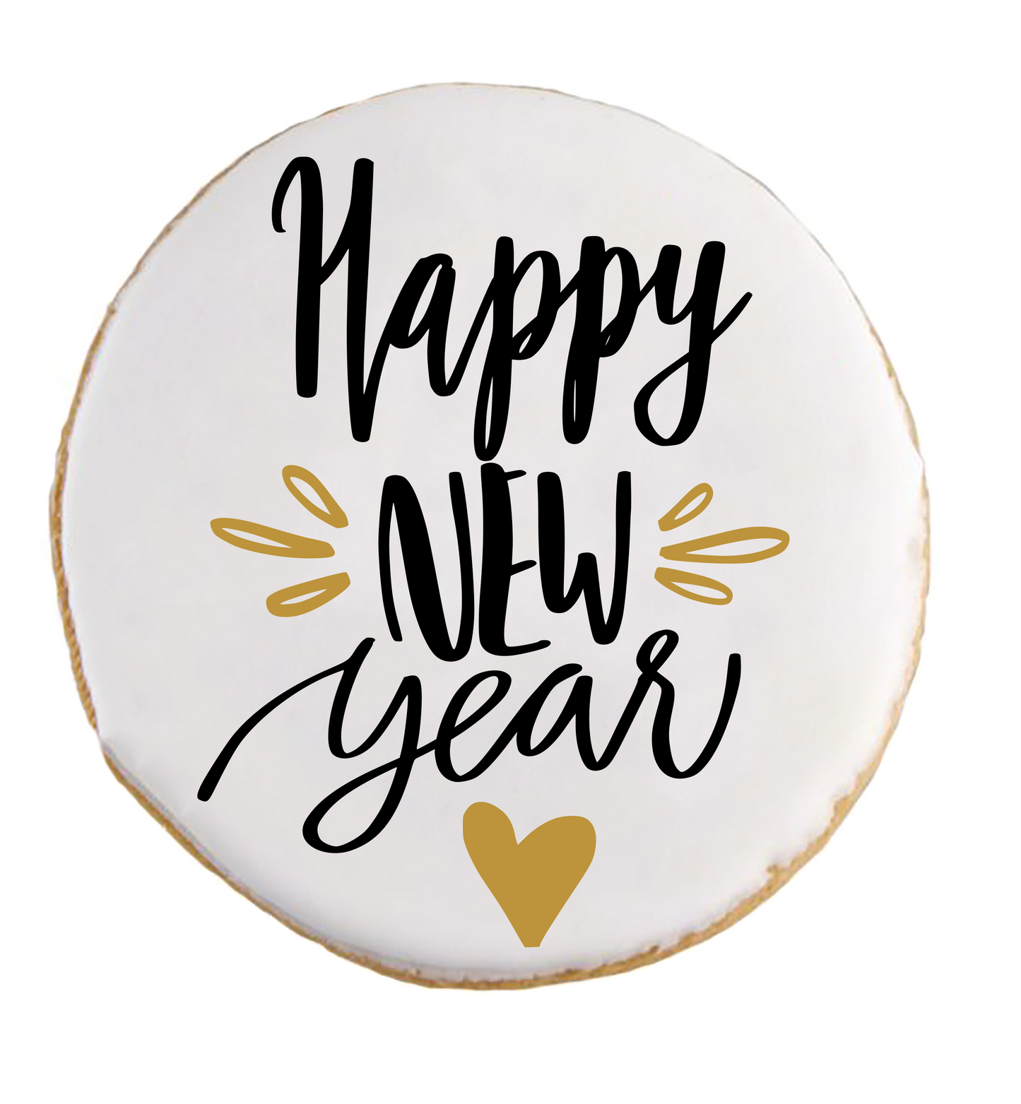 New Years Cookie Set - Modern Gold