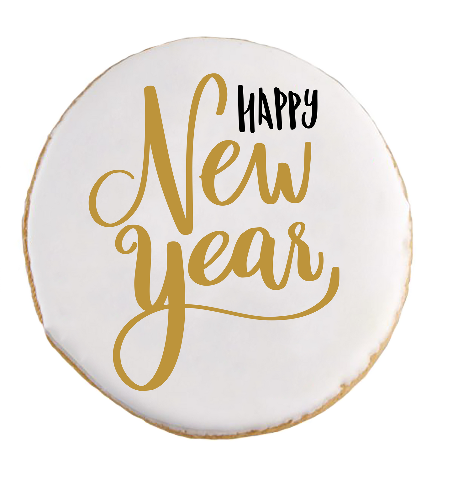 New Years Cookie Set - Modern Gold