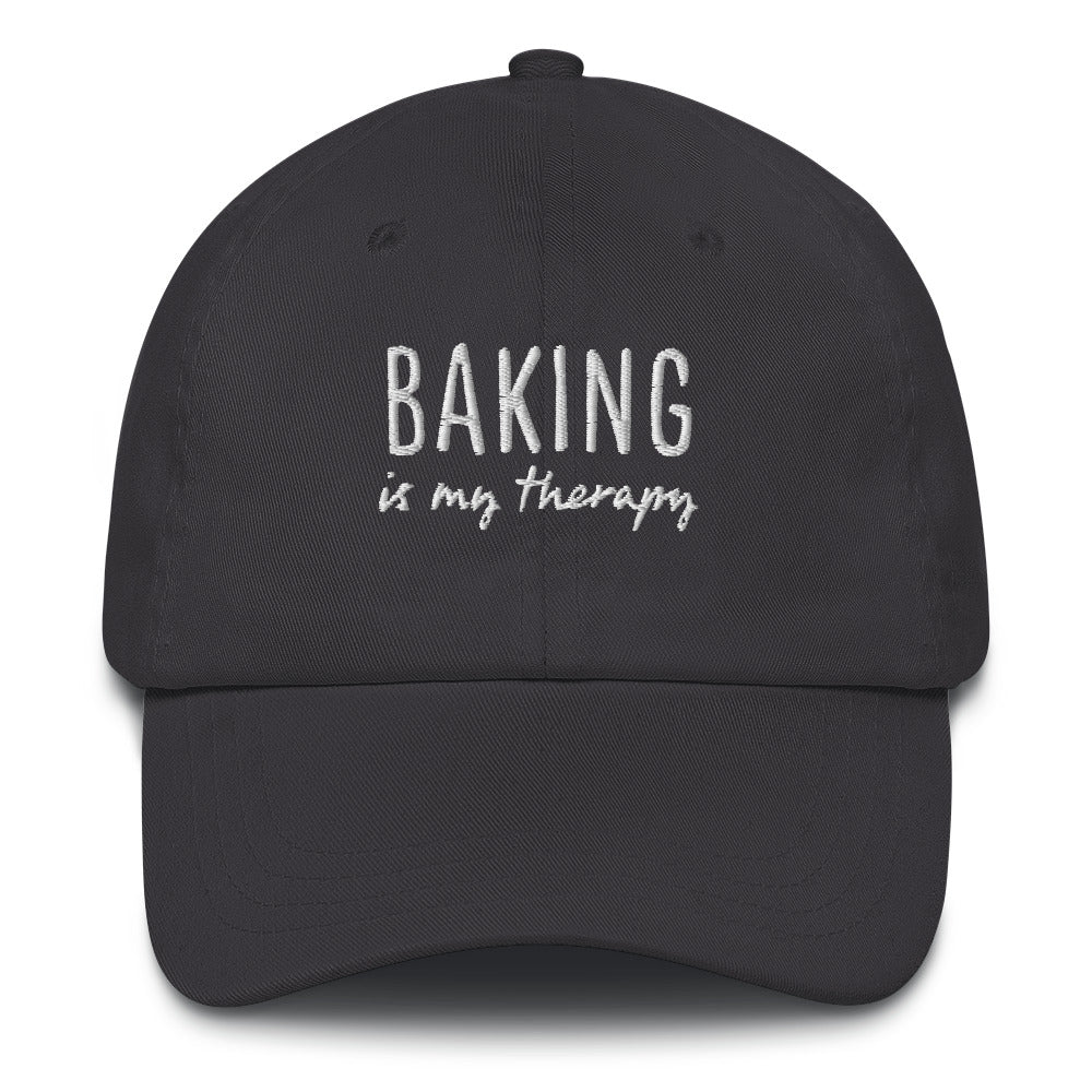 Baking is my Therapy | Dad hat