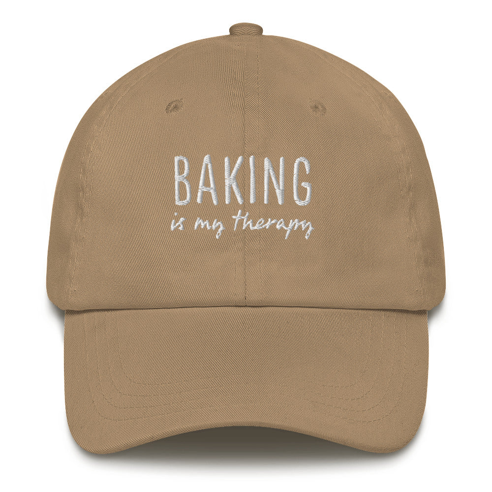 Baking is my Therapy | Dad hat