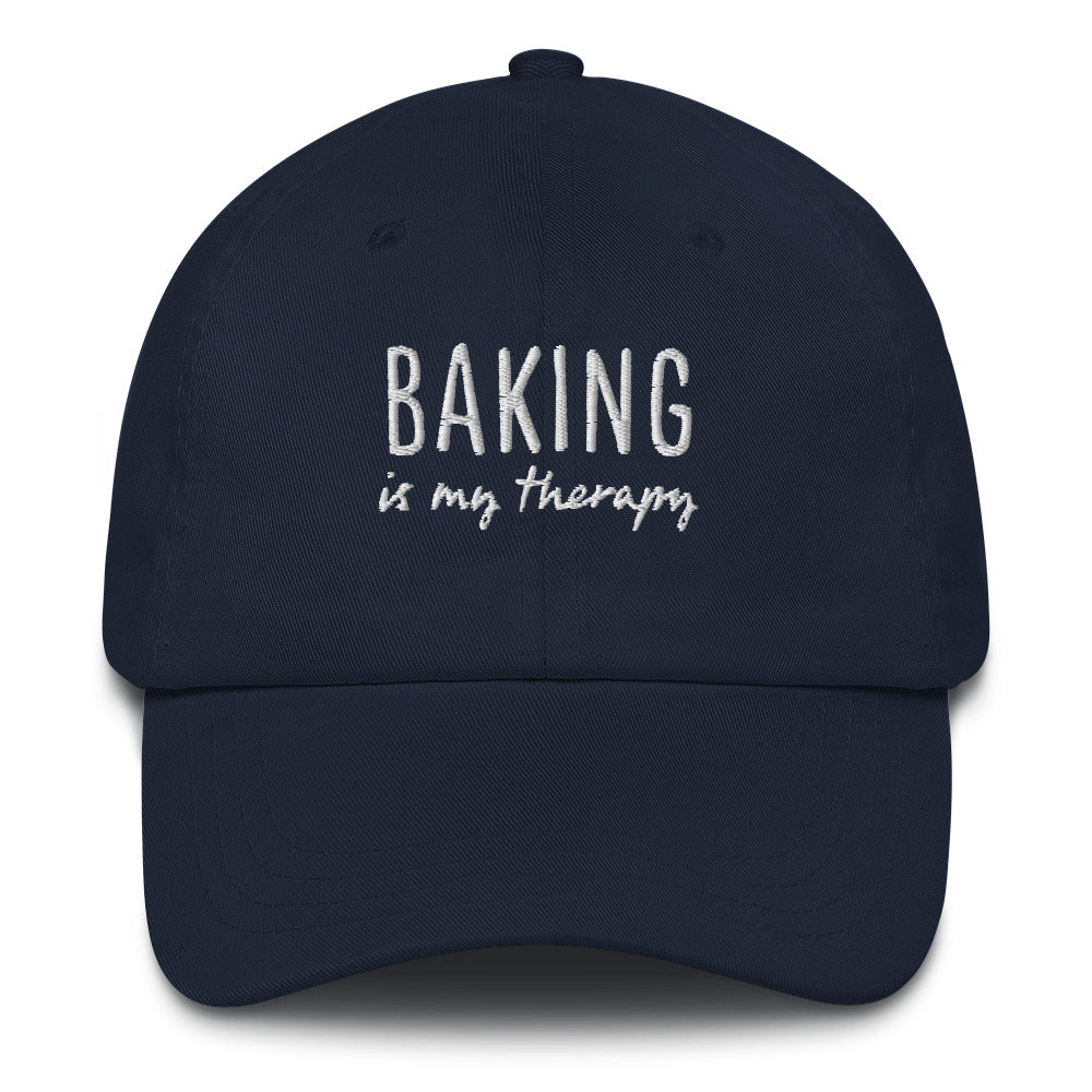 Baking is my Therapy | Dad hat