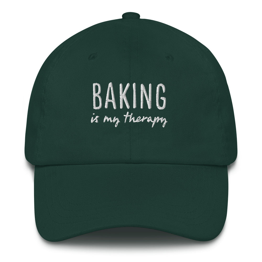 Baking is my Therapy | Dad hat