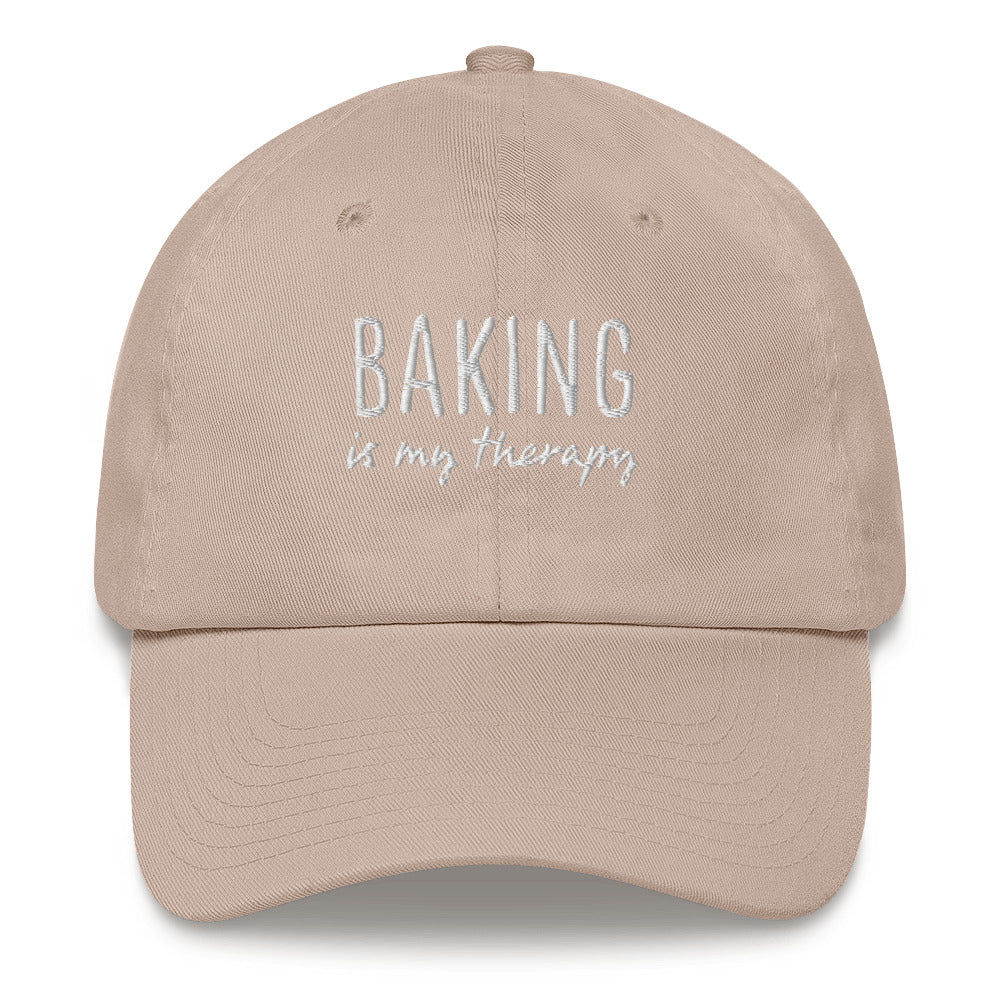 Baking is my Therapy | Dad hat