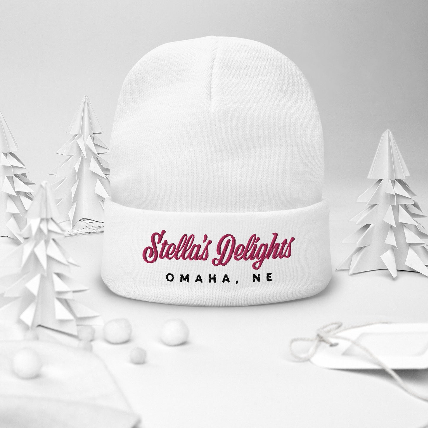 Stella's Delights Embroidered Beanie