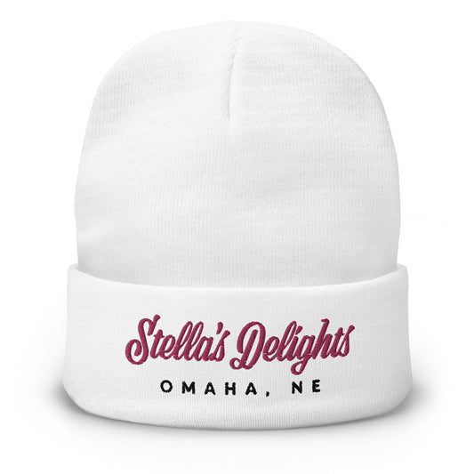 Stella's Delights Embroidered Beanie