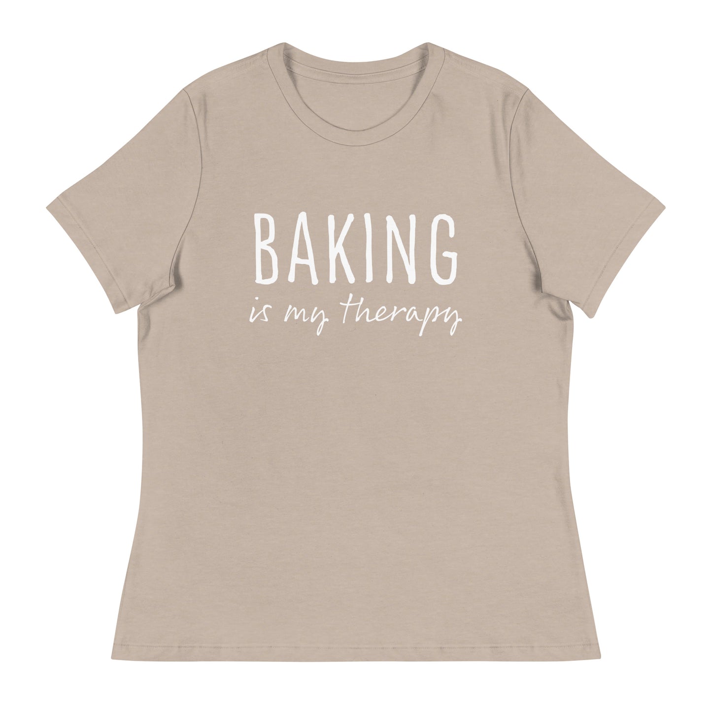 Baking is my Therapy | Women's Relaxed T-Shirt